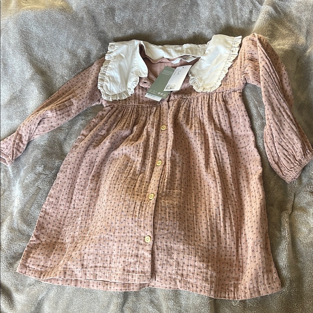 H&M Pink and White Kids Casual Dress